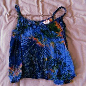 multi-color print tank top